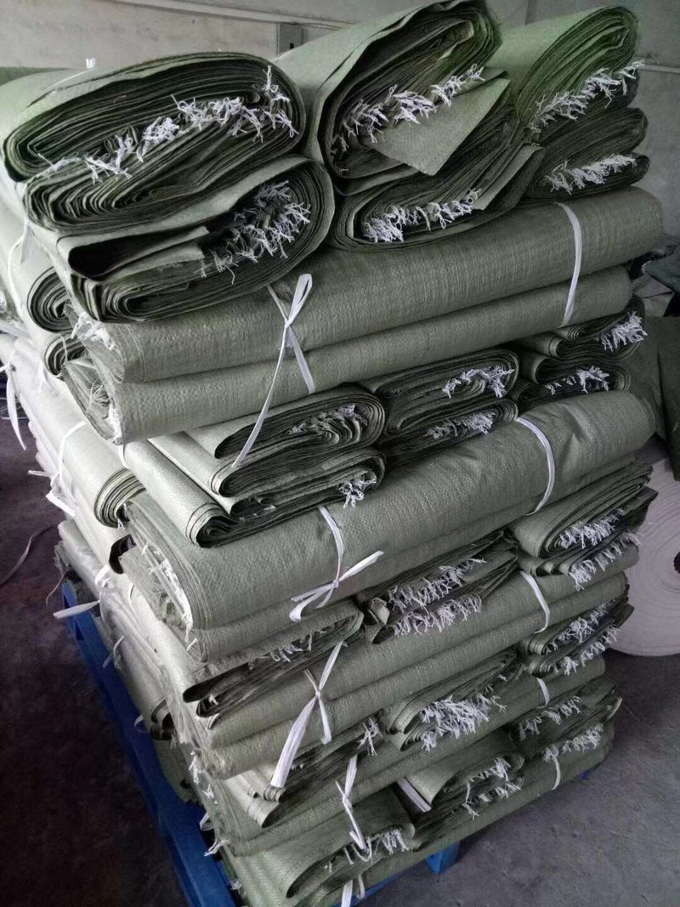 编织袋绿色蛇皮袋全新打包袋编织袋物流袋外包发货出口袋