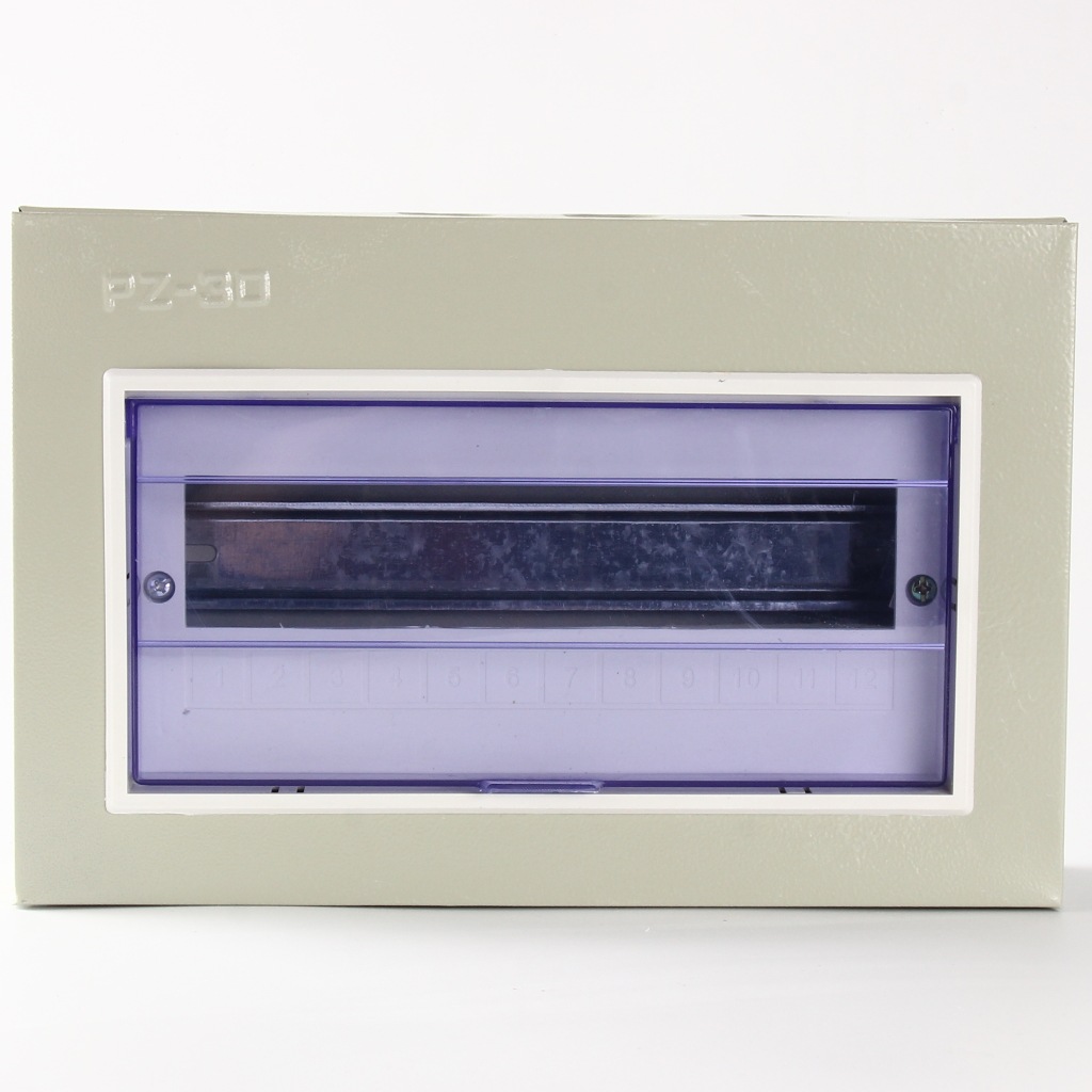 PZ30明装家用强电箱空开10回路箱路灯照明配电箱配电柜明装挂墙