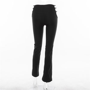 product - wholesale Winter Women Clothing Harem Pants High Waist Hollow-out Slimming Sheath Casual Wide-Leg Pants - 14