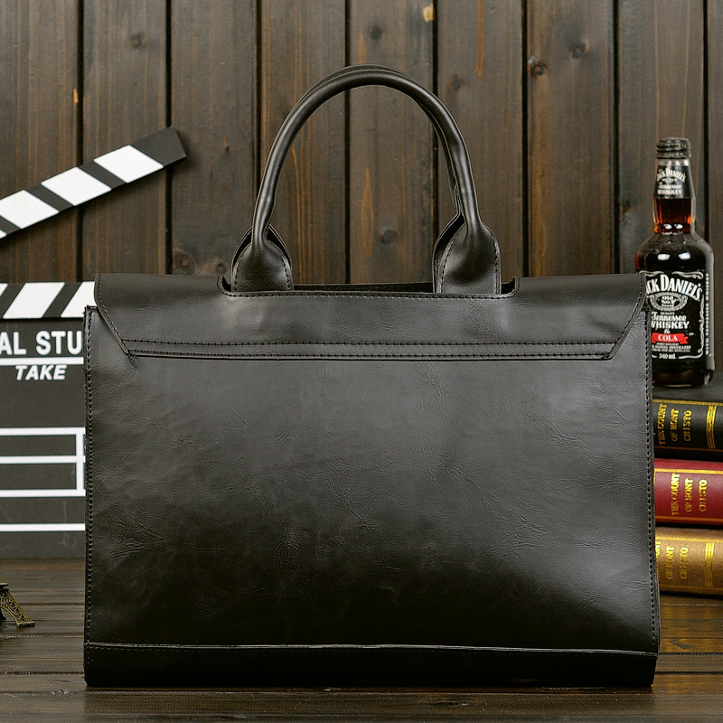 Single-Shoulder Crossbody Laptop Briefcase 3