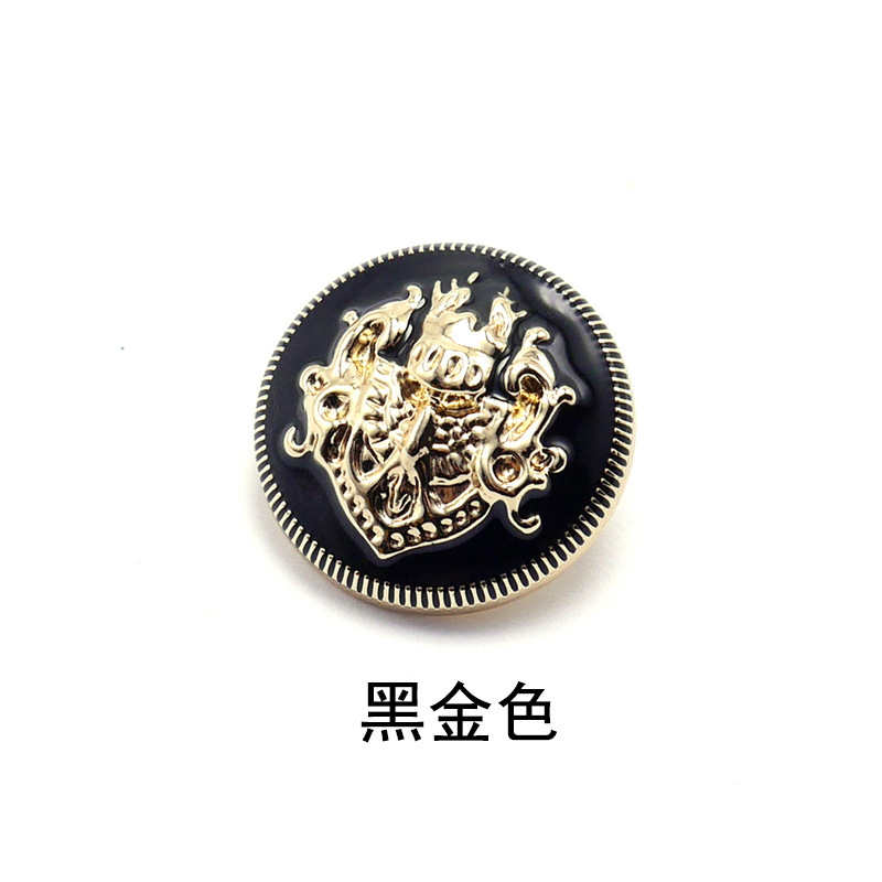 Botón redondo exquisito abrigo rompevientos pantalones abrigo de hombre traje de lana ropa de mujer Pijamas botón de metal