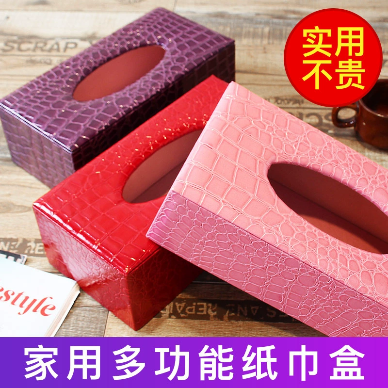 Тканевая коробка гостиная спальня бумажная коробка для салфеток Отель Ванна для ног магазин высококачественной кожи коробка для рисования оптом настраиваемый логотип