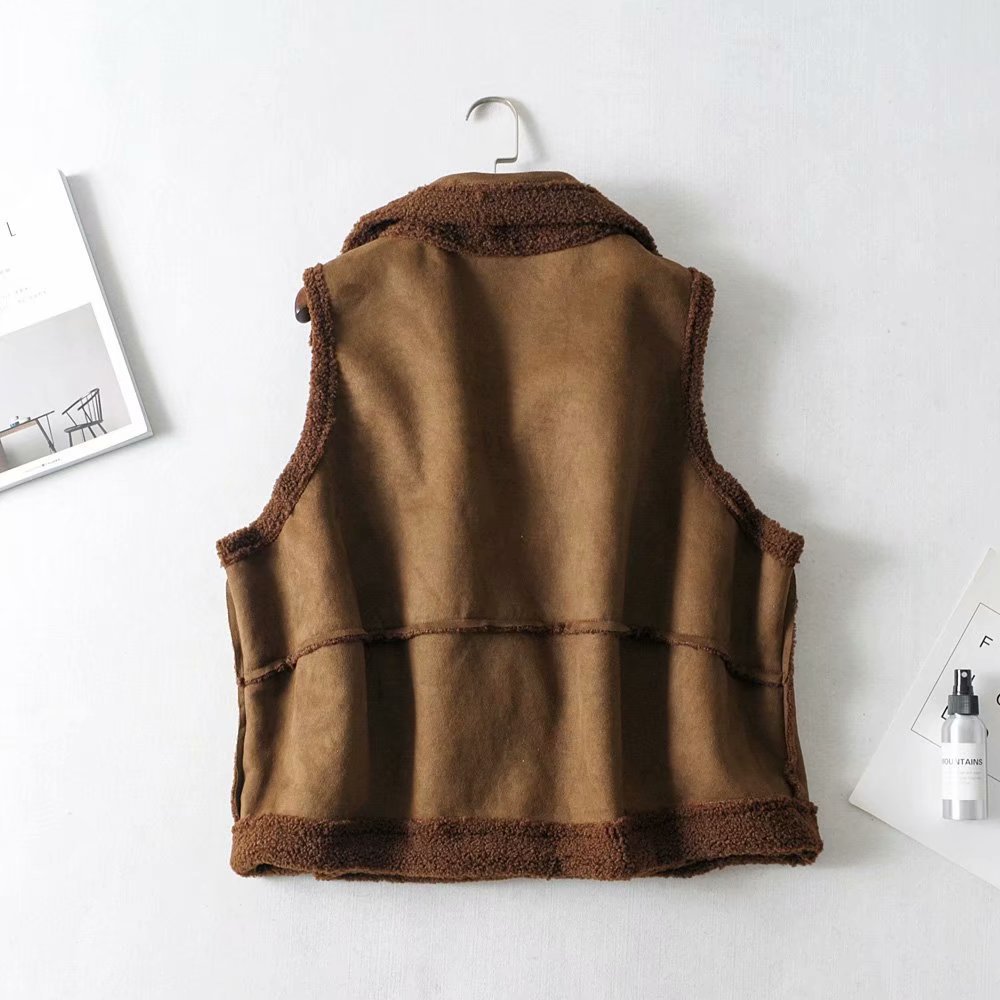 Gilet femme en Mélange de fibres chimiques - Ref 3317438 Image 5