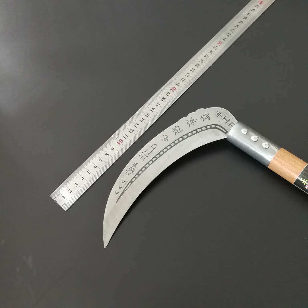 厂家供应收割专用农具农用月芽镰刀 水旱两用 中华藏刀割草镰刀-阿里巴巴