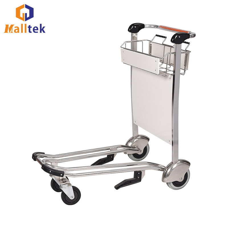 MT-AAT05 供应不锈钢行李车 机场行李手推车 酒店行李车 厂家直销|ms