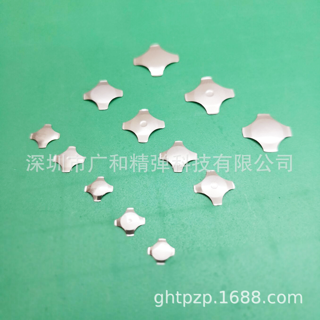 专业锅仔片厂家直产直销品优价廉十字形金属弹片锅仔片