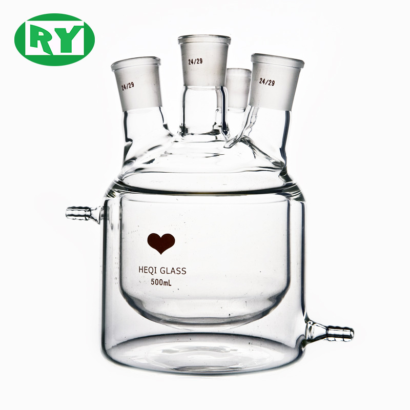 四口双层反应瓶