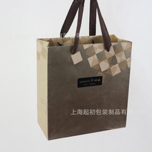 纸袋定做化妆品手机服装购物金卡手提袋 烫金UV购物袋