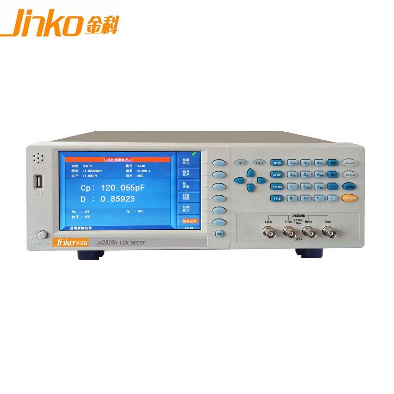 金科JK2828/2819LCR数字电桥自动元件分选仪电子参数测试仪