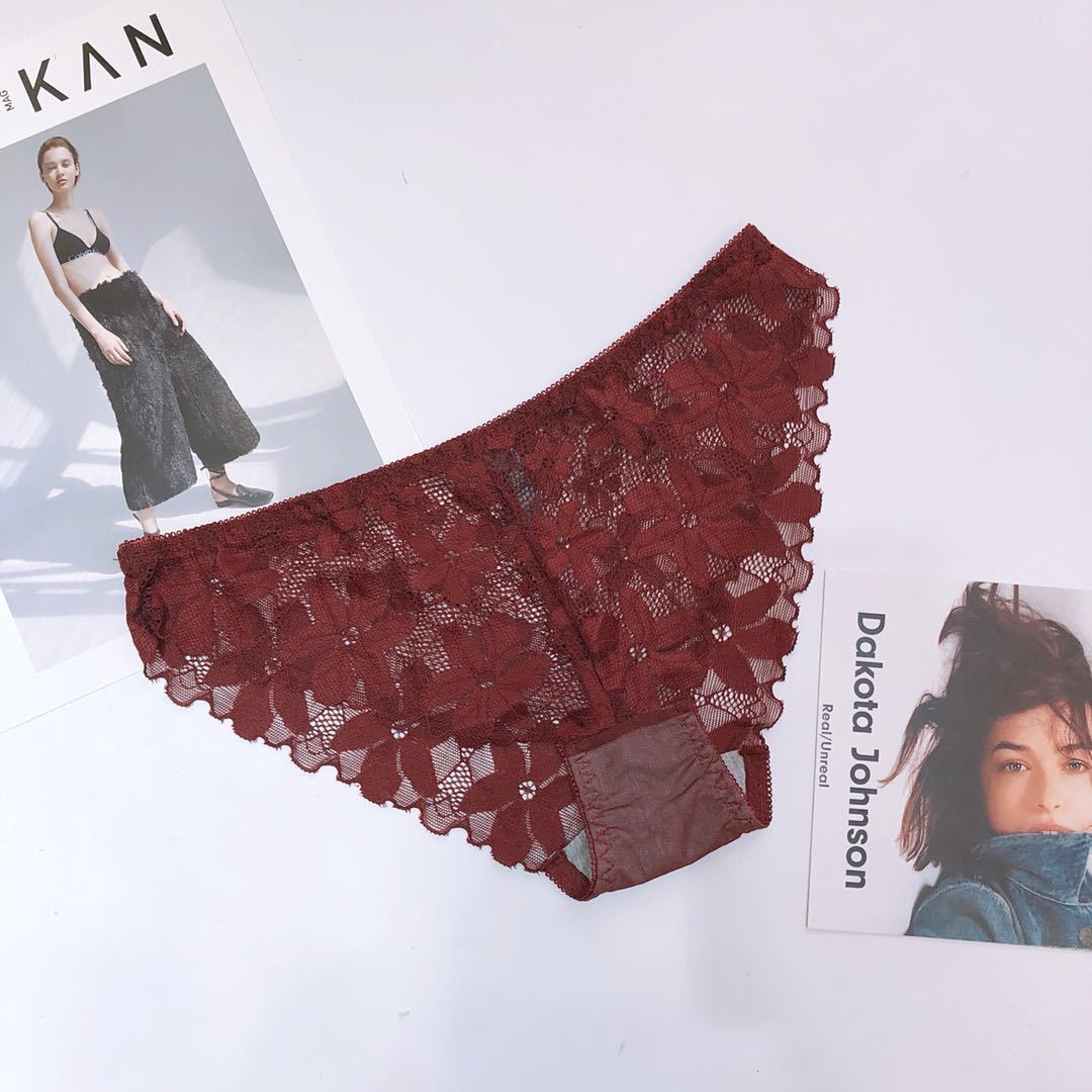 8203 Jade Rabbit Essence Sexy Lace Tassel Medium Thick No Steel Ring Bra Set Small Chest Gathering Women's Underwear_voghion.com