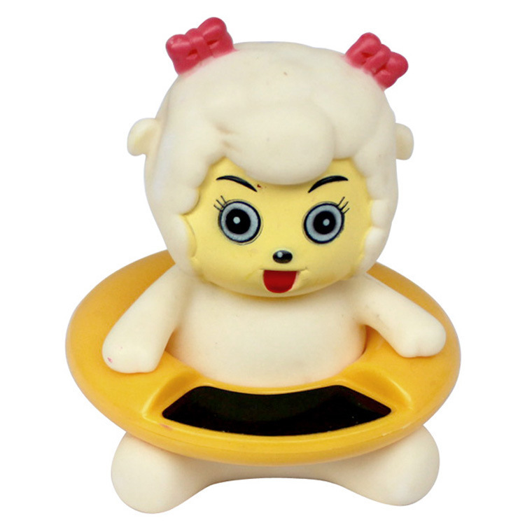 外贸新品洗澡水温计美羊羊宝宝沐浴温度计测温计卡通型婴儿测温计