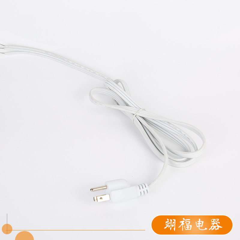 厂家供应白色电源线插头 美国三芯连接线 新款美国标准插头