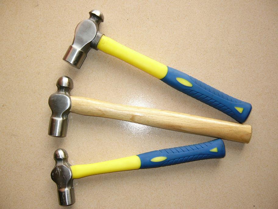 工厂一手货源全规格木柄包塑柄纤维柄圆头锤奶子锤1LB16OZ