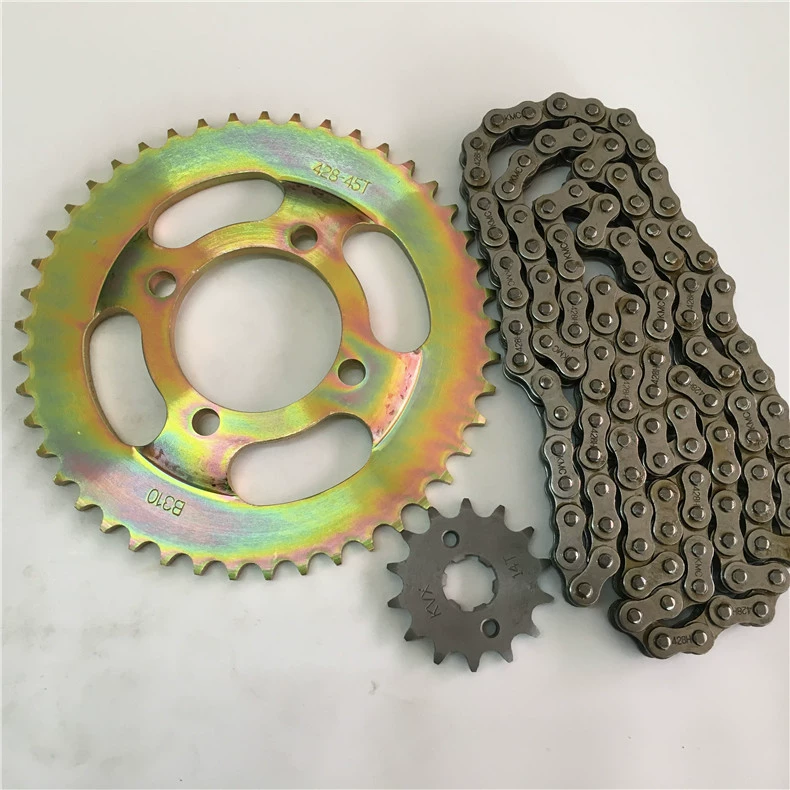 Аксессуары для мотоциклов SDH125-49-50 наборы цепочек Jin Fengrui набор цепочек из трех частей Размер цепь летательного механизма