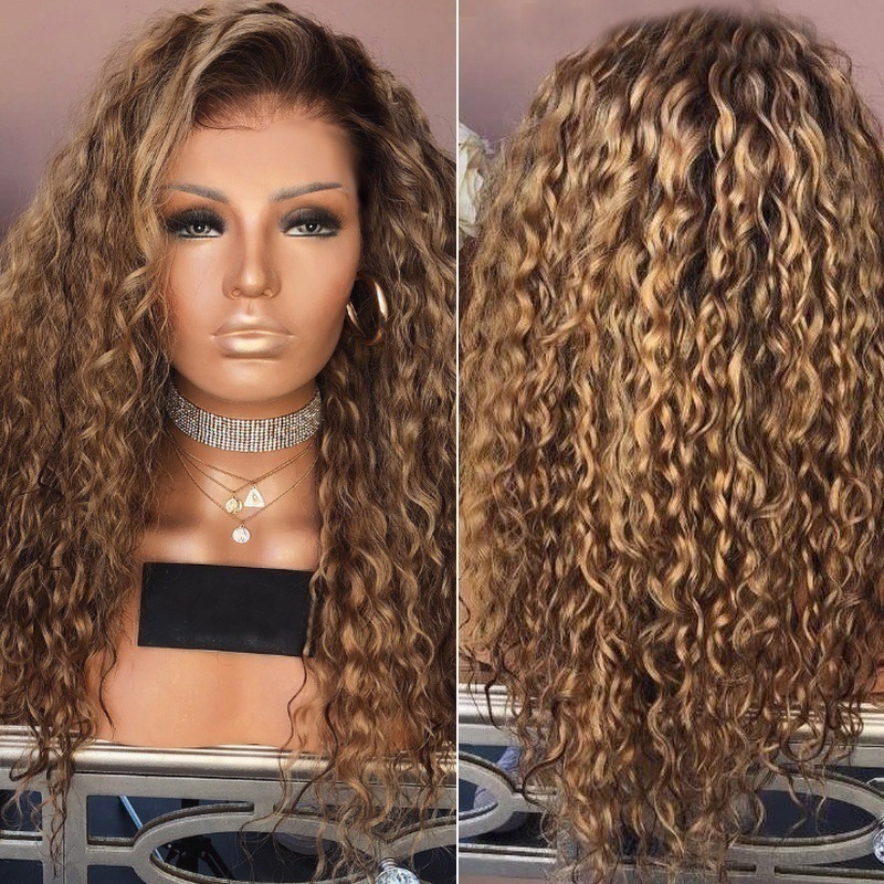 European and American popular new wig fe...