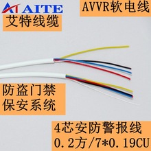0.22方 AVVR弱電軟電線 控制電纜 工廠訂制 安防線 Alarm Cable