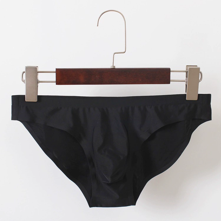 Men's Low-Rise Ice Silk Underwear, Triangleless Seamless, Breathable, M–XXXL