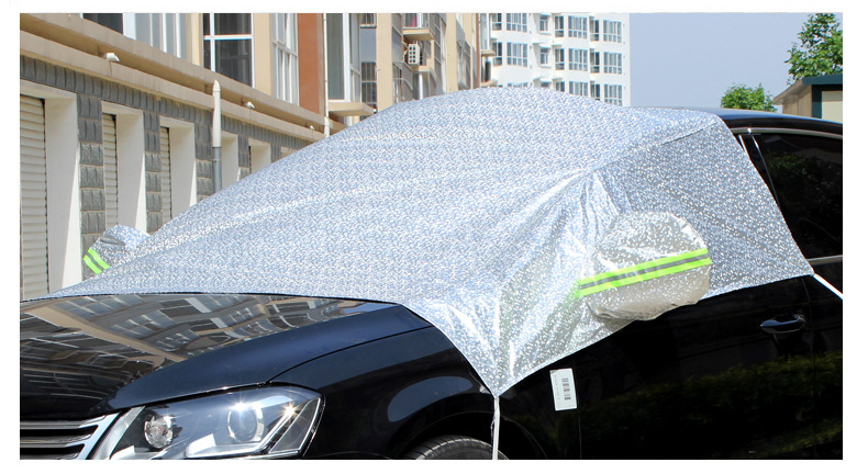 详情_汽车车衣半罩前挡风玻璃防晒防雨遮阳隔热厚车套前档盖布加