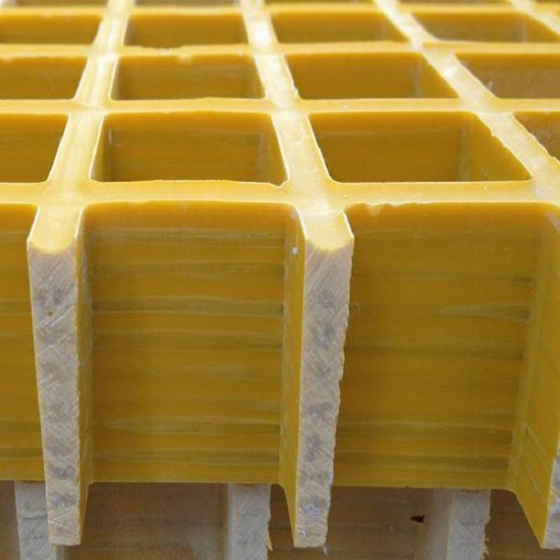 黄色绿色玻璃钢格栅25/30/38聚酯格栅洗车房专用排水格栅板