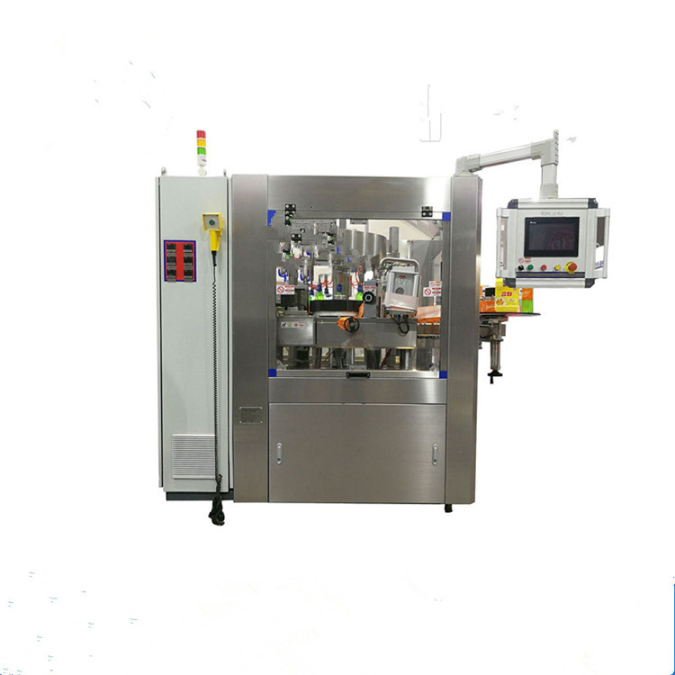 厂家供应 回转式不干胶凸轮定位 圆瓶贴标机 全自动