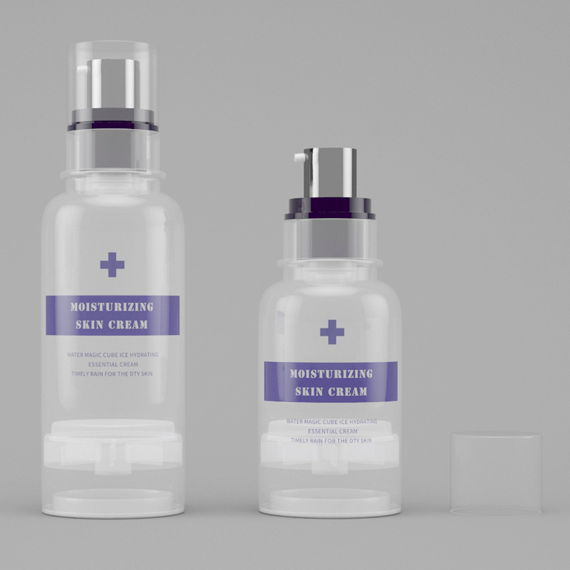 30ml/50ml COMO vacío hebilla esencia botella de loción material de embalaje cosmético prensa de embalaje botella de compresión
