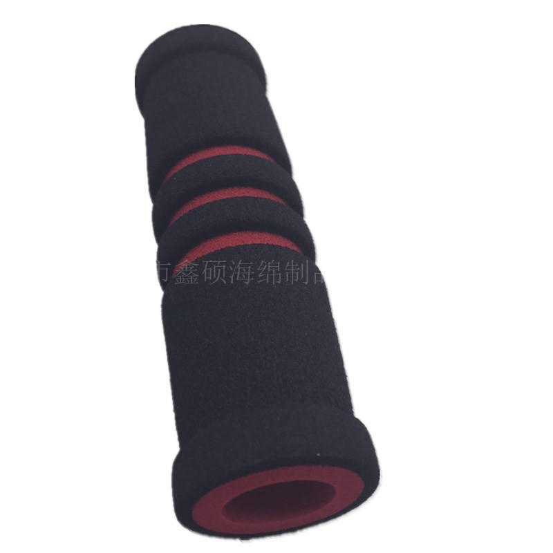 厂家运动器材EVA泡棉握把手柄套NBR橡塑发泡海绵把套