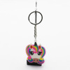 Cartoon keychain PVC, rainbow pendant from soft rubber, accessory with accessories, Amazon, unicorn