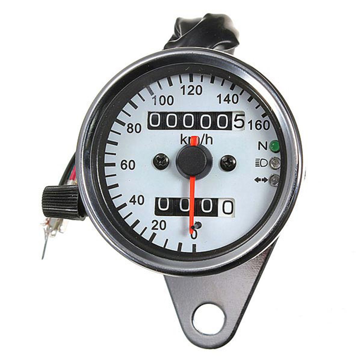 customized wholesale motorcycle 12V refit Odometer wholesale Retro Odometer meter indicator light Noctilucent