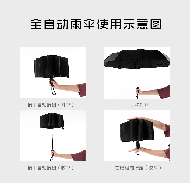 四色男士十骨伞_11