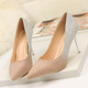 96289-10 European and American Autumn New Gradual Colour Tip Single-heeled Women's Super High-heeled Women's Shoes