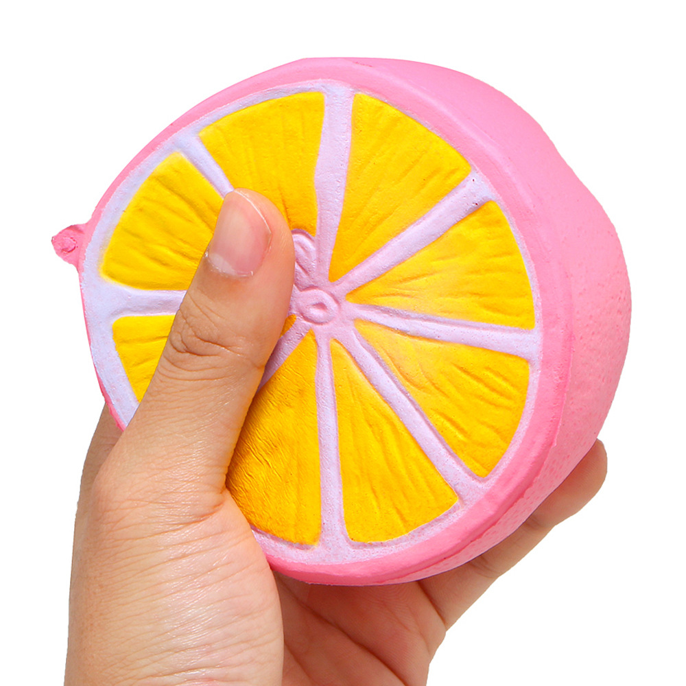 慢回弹食玩半边柠檬Squishy慢回弹玩具PU发泄类慢回弹水果压解-阿里巴巴