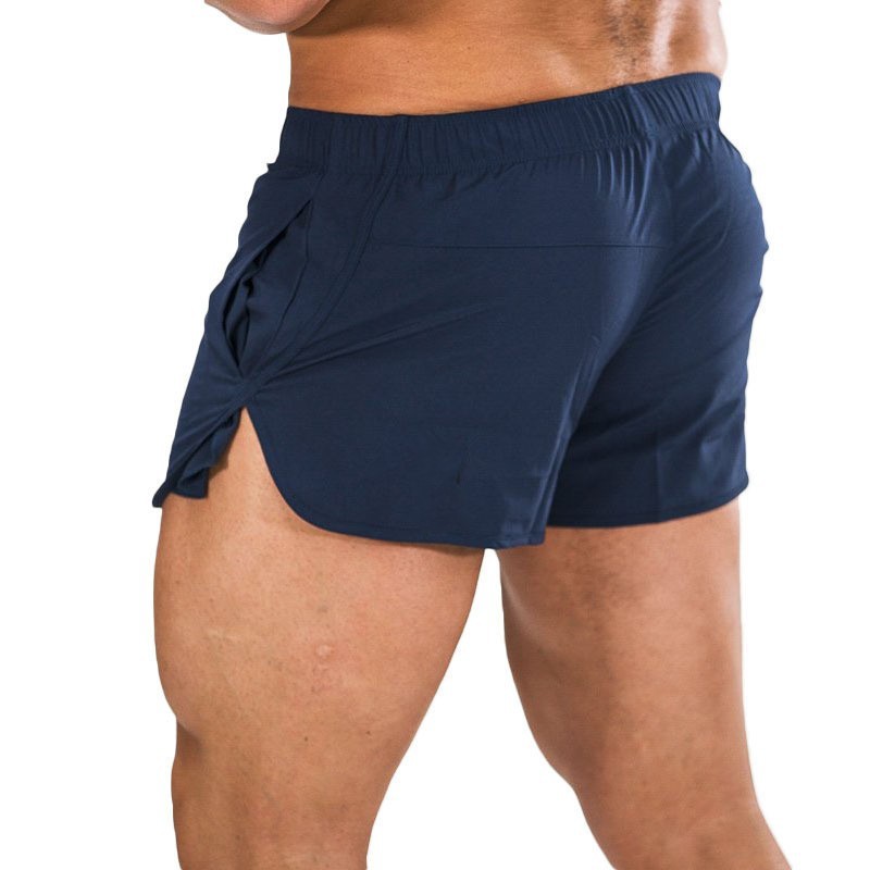 Men's Sports Shorts Quick Drying Marathon Running Pants Casual Beach Fitness Three Point Trendy Bottoms_viptrois.com