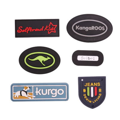 塑料標牌膠章創意商標軟膠 廠家定制環保pvc滴塑標銘牌胸章