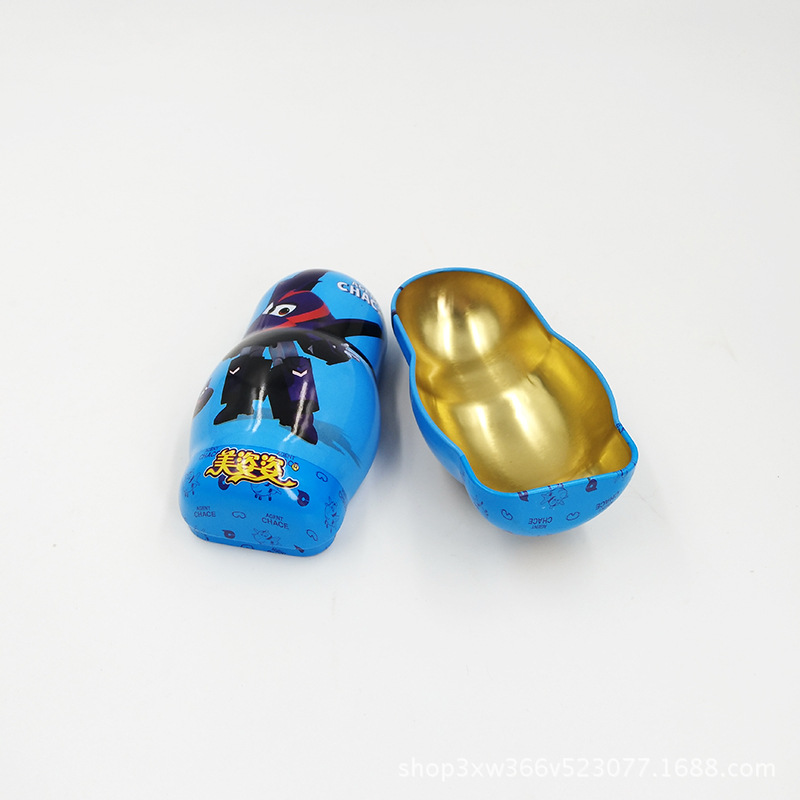 厂家供应马口铁异形罐铁盒包装糖果罐爆款卡通礼品收纳铁盒