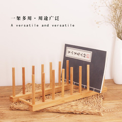 Factory Supply Bamboo Trays and Plates Racks, Drainage Bowl Racks, Bamboo Wood Kitchenware, Plate and Bowl Racks, Salad Bowls, Cup Racks