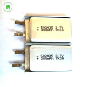 502035聚合物锂电池300mah发光鞋蓝牙音箱录音笔锂电池可加板加线