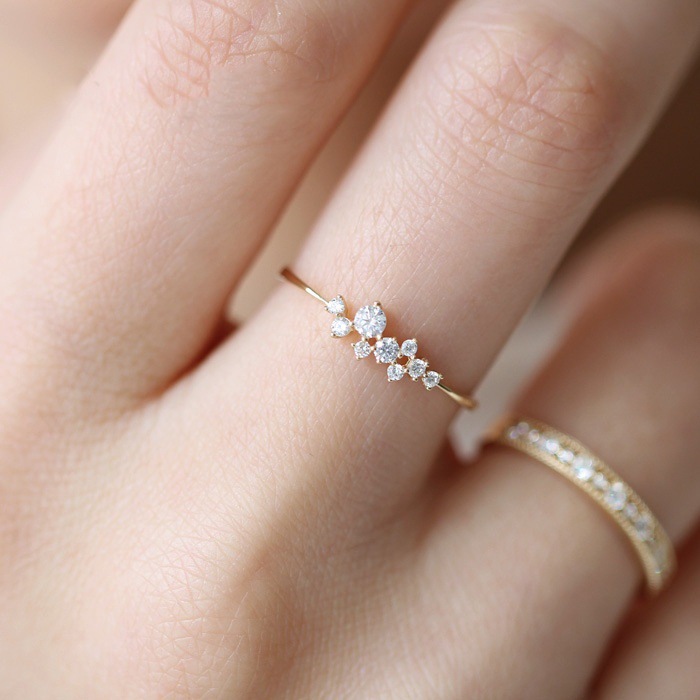 golden gemstone ring