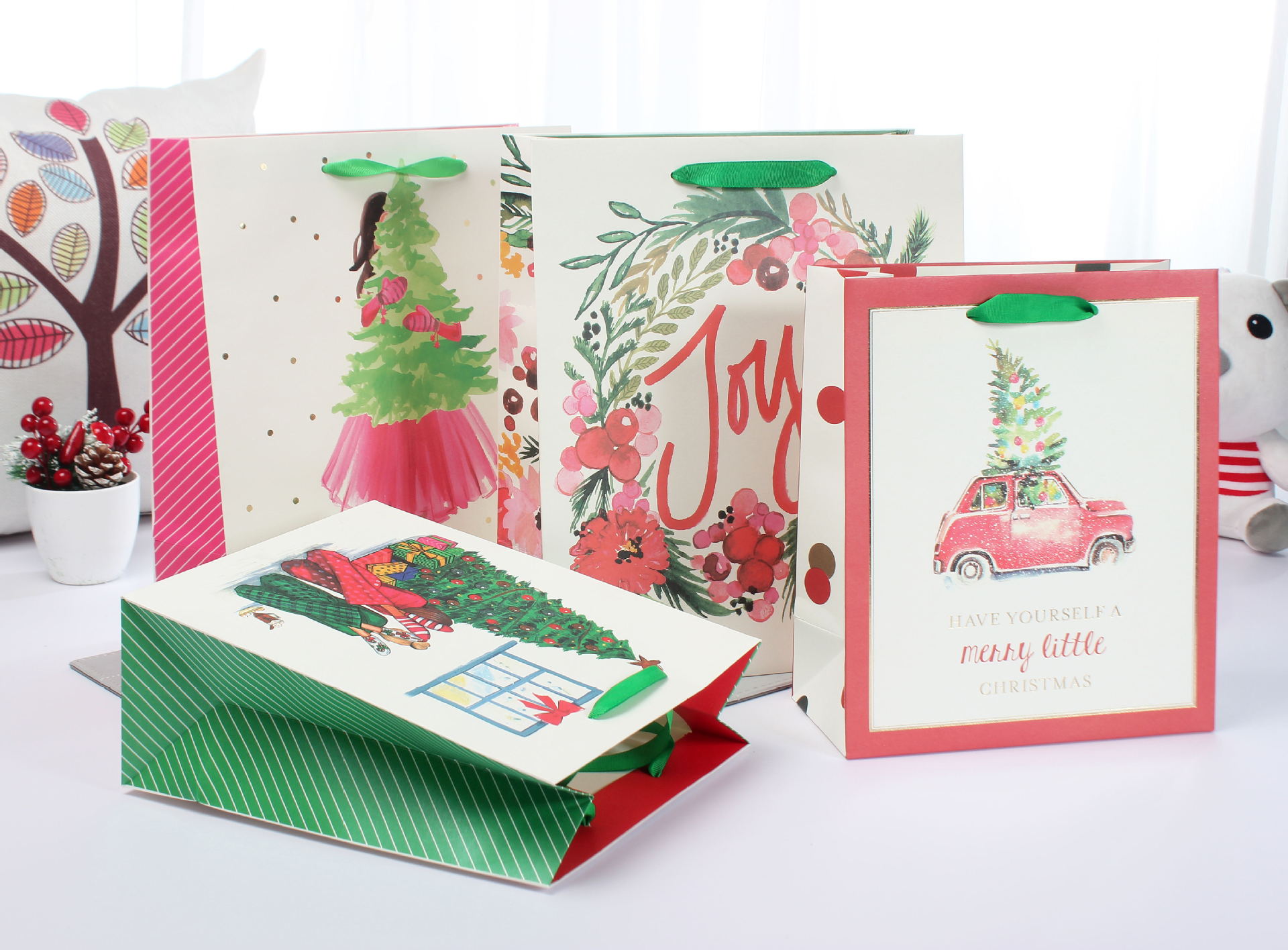 手提袋 纸袋 服装包装袋  手提袋定制