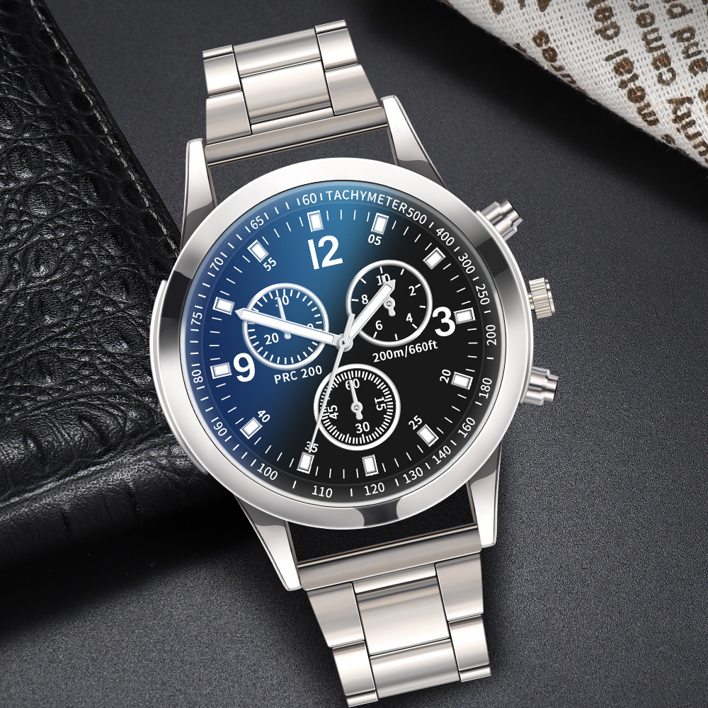 ZA01-G Geneva Steel Band Watch