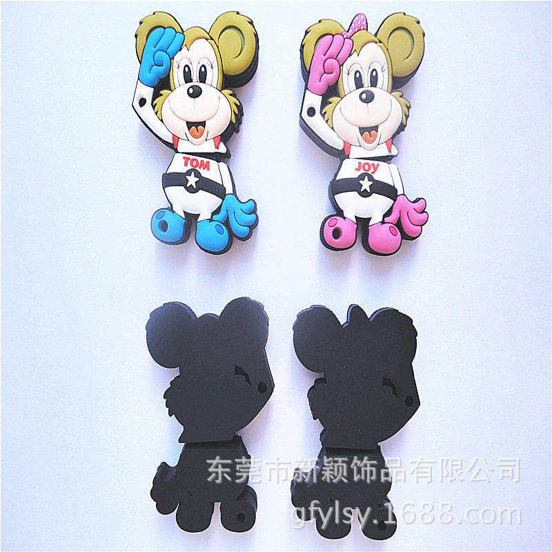 软胶PVC3D卡通人物U盘套专业厂家 品质保证 欢迎选购 可来图做