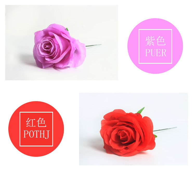Artificial rose flowers, artificial flower heads, artificial flower wholesale, DIY small flower buds, wedding flower wall flower arrangement detail image 6