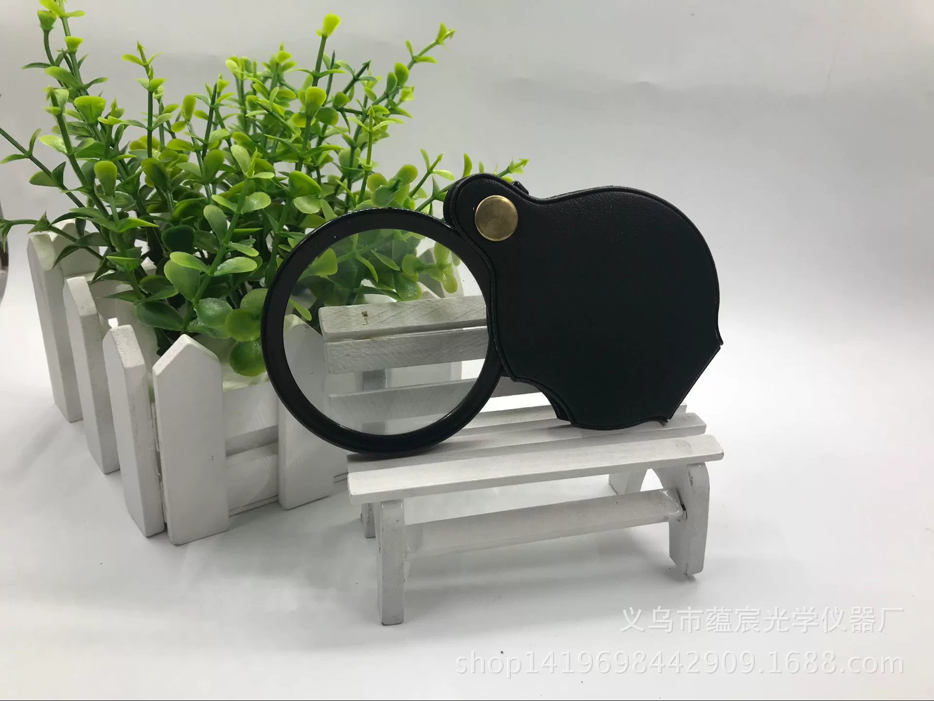 18-летний популярный модернизированный кожаный чехол диаметром 70 мм, высококачественный утолщенный 10-кратный увеличительное стекло с подвижной ручкой высокой четкости, портативные брюки с карманами с клапаном