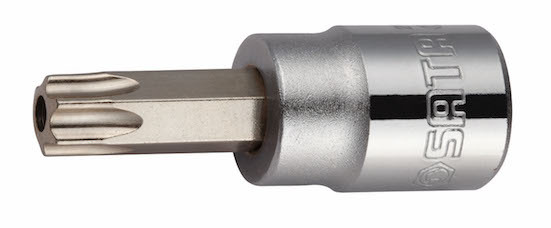 22602中孔花形旋具套筒,10mm系列/50mm/T50/世达