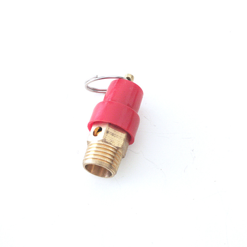 All copper Red Hat Safety valve Air compressor parts Spring Pressure relief valve 1 point 2 points 4 1 Relief Exhaust wholesale