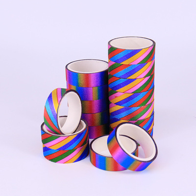 Creative stationery DIY manual decorate Twinkle Glitter tape Private Custom
