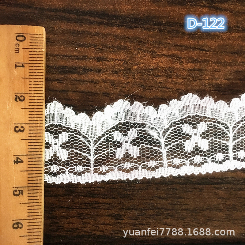 D-122半圆小花朵无弹力蕾丝花边DIY辅料