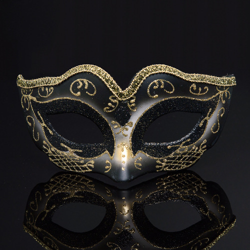 Manufacturer Direct Supply New European and American Halloween Half Face Children's Performance Festival Party Children's Ball Mask 