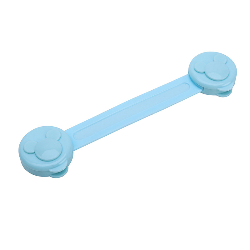 Bloqueo de cajón multifuncional para bebés con bloqueo de seguridad para niños, cerradura de puertas para bebés, cerradura de protección para niños, cerradura de orejas grandes