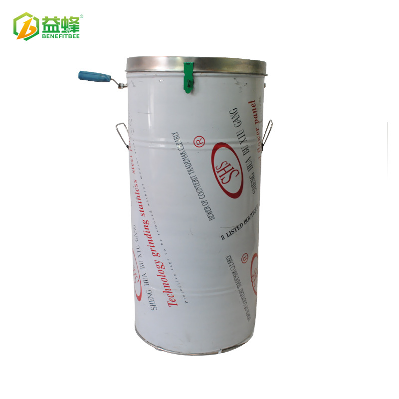 益蜂 蜂蜜分离机 2框手动纯不锈钢摇蜜机摇蜜桶 养蜂工具