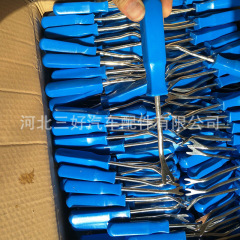 Car door panel buckle glue buckle circuit screwdriver crowbar pry buckle tool blue 4-inch screwdriver